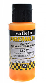 Краска акрил-полиуретановая "Premium Color", золотистый флуоресцентный