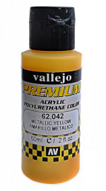 Краска акрил-полиуретановая "Premium Color", металлик желтый
