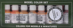 Набор красок "Model Color" Face & Skintones, 8 шт