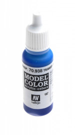 Краска акриловая "Model Color" 187 синий прозрачный