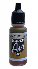 Краска акриловая "Model Air" американский, коричневый