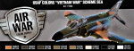 Набор красок "ВВС США "Война во Вьетнаме" схемы палубной авиации", 8 шт