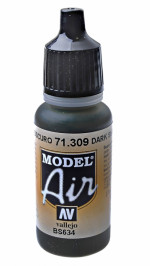 Краска акриловая "Model Air" темно-серый шифер