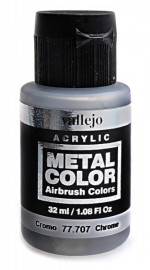 Краска акриловая "Metal Color" хром, 32 мл