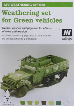 Набор красок "Цветовая модуляция для везеринга зеленых моделей транспортных средств"